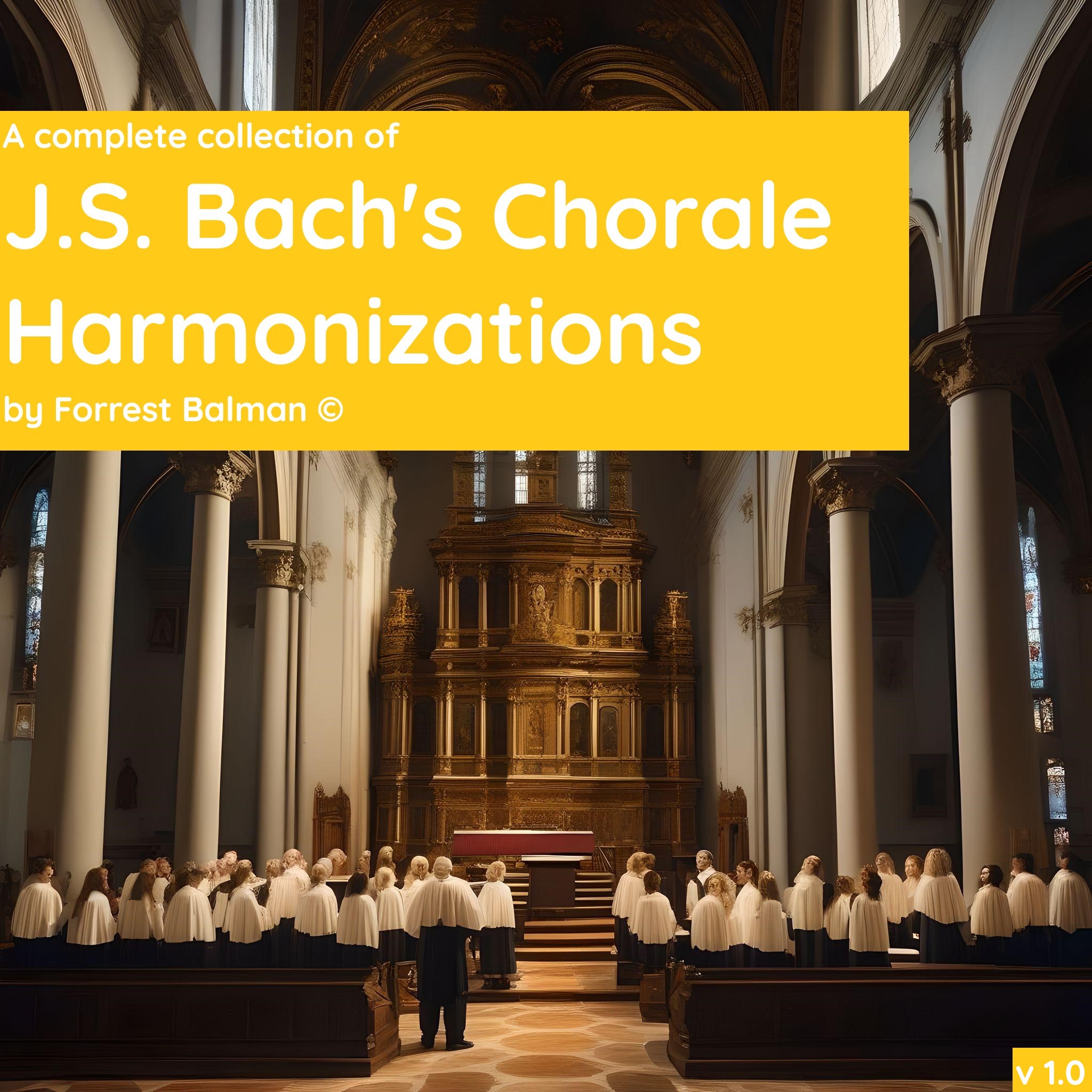the cover of Forrest's Complete Collection of All of J.S. Bach's Chorale Harmonizations